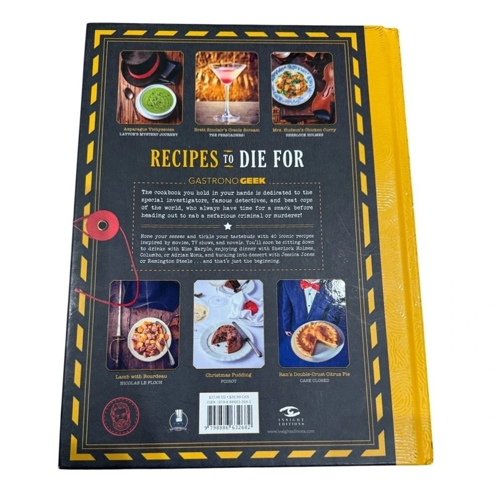 GastronoGeek By Thibaud Villanova Recipes To Die For:‎ 40 Dishes Color Cookbook